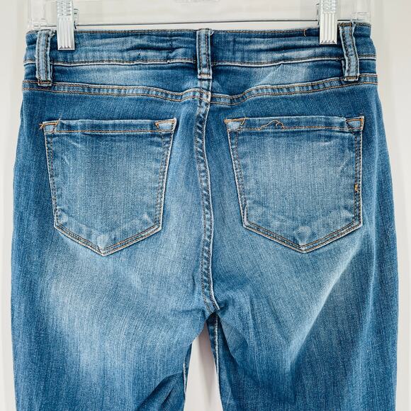 KANCAN Estilio Blue Denim Skinny Leg Jeans 7/27 - Picture 6 of 12